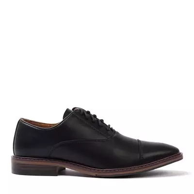 Giorgio Mens Ford Lace Up Brogue Shoes - Black / UK8.5 EU42.5 • £13.99