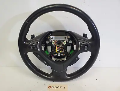 Oem 09-12 Acura Tsx - Steering Wheel - Black Leather - Manual Non Paddle Shift • $87.96