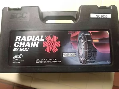 SCC SC1036 Radial Chain Cable Traction Tire Chain - Set Of 2 Tires • $24.50