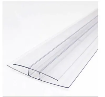 Thermoclear 2 In. X 96 In. X 1/4 In. (6mm) Polycarbonate Multi-Wall H-Channel • $26.99