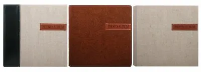6  X 4  Photo Album With 200 Pockets Leather Look Touch Assorted Memory Storage  • £7.99