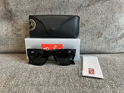 Ray Ban MEGA WAYFARER Black Frame Green Len RB0840S 901/31 51 Sunglasses Ray-Ban • $99.99