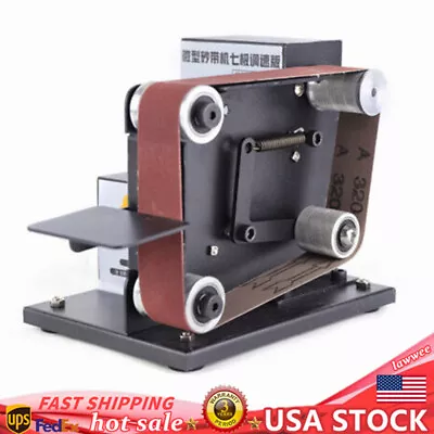 Mini Electric Belt Sander DIY Polishing Grinding Sanding Machine Multifunctional • $47.50