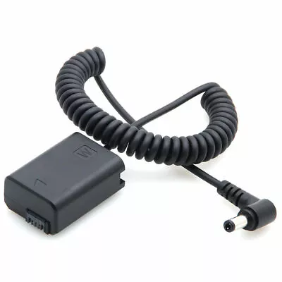 $26.99 • Buy Dummy Battery Spring Power Adapter Cable For Sony NP-FW50 A7 S R II A6000 A6300
