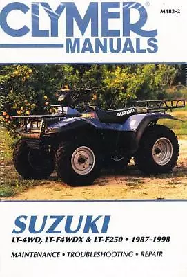 $36.50 • Buy 1987-1998 Suzuki King Quad Runner LT4WD LT4WDX LTF250 Repair Service Manual M483