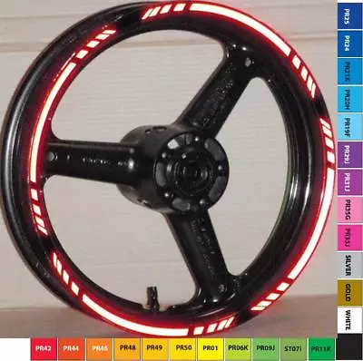 3M REFLECTIVE MOTORCYCLE Or CAR RIM STRIPES WHEEL DECALS TAPE STICKERS 17 Inch • $20.99