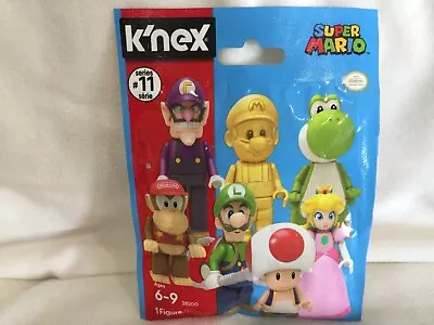 K'nex Super Mario Series 11 Blind Bag Figure Sealed New • $14.24