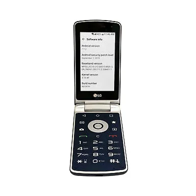 LG Smart Folder X100s Android Flip Button Touch Mobile Phone 16GB Blue Unlocked • £69.99
