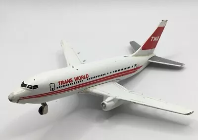 Vintage TWA TRANS WORLD ERTL Model  5.5” Aeroplane Metal Plane 1019G Airplane • $11.99