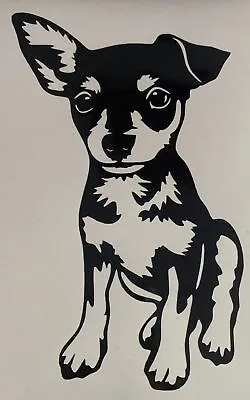 £3 • Buy 1x Chihuahua Dog Vinyl Sticker Decal Graphic Car Van Window 4x6”
