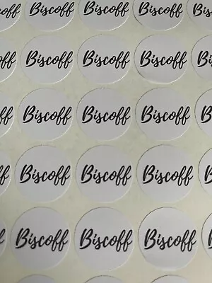 Cake Flavour Round Stickers Custom Stickers Business Labels  X 54 • £2.70