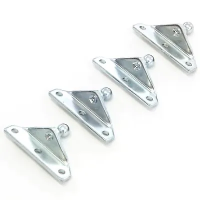 10MM Ball Stud Brackets For Gas Prop/Strut Spring Pack Of 4 For 10 Mm Steel New • $11.98