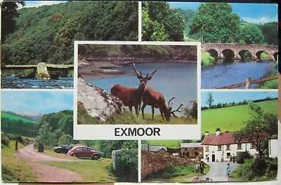 England Exmoor Tarr Steps Withypool Red Deer Etc - Posted 1981 • £1.79