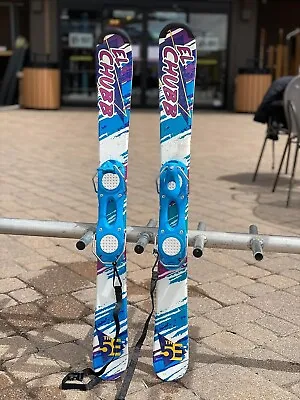 El Chubb Mini Ski Blades: Twin Tip Adjustable All-Mountain Fun! • $230