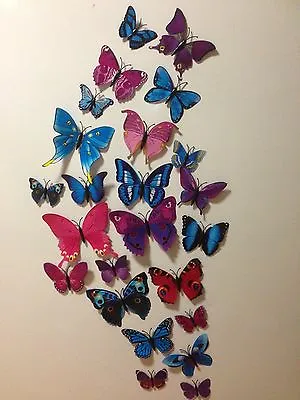 $5.50 • Buy 3d Butterfly Wall Stickers Decor