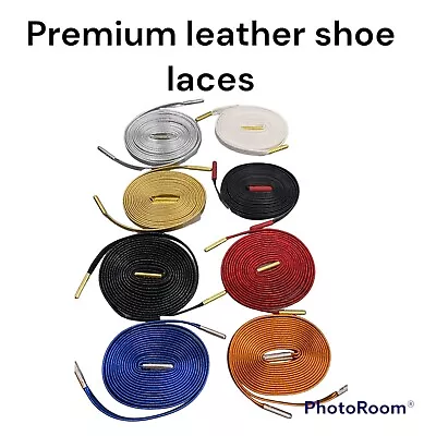 Premium Leather Shoelaces 45 Inch Make Your Shoe Look Great! • $8.98