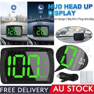 Auto Satelite Speedo HUD Head Up Display Car GPS Speedometer Speed KM/H Digital • $14.85