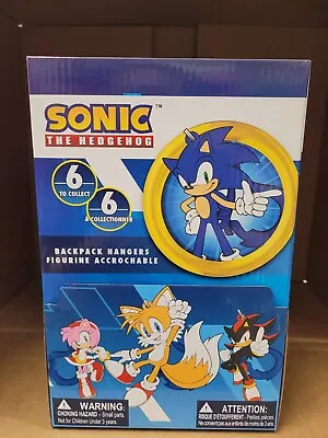 One Box Of 16 Pieces Sonic The Hedgehog Backpack Hangers Figures Blind Bag New • $99.99