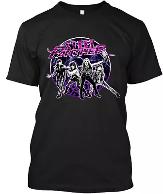 Limited NWT Steel Panther American Comedy Music Graphic Retro Logo T-Shirt S-4XL • $17.99