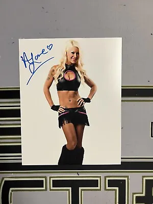 Autographed 8x10 Angelina Love Black Gear IMPACT Knockout TNA Wrestling Signed • $16.99