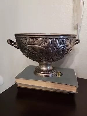 Vintage Footed Candy Dish Fruit Bowl From India • $10