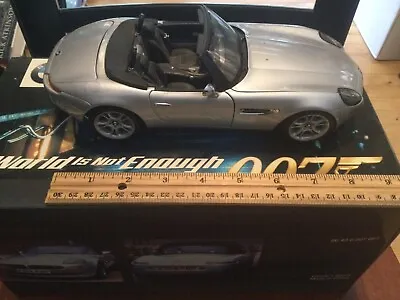 James Bond BMW Z8 World Is Not Enough 1:18 Kyosho 1999 Complete Used • $109