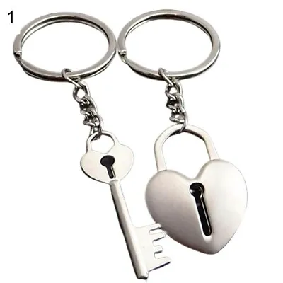 Valentines Keyring Love Heart Key Valentines Day Key Ring 2 Pcs To Share • £3.49