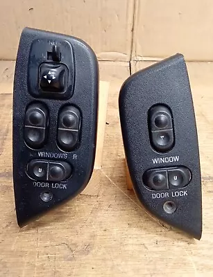 92-96 Power Window Door & Lock Switch W/Mirror Set Of 2 F150 F25 F350 Bronco • $99.99