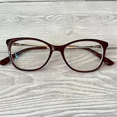 £9.99 • Buy Karen Millen KM59 Full Rim Burgundy Glasses Used Eyeglasses Frames - Eyewear
