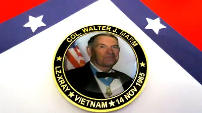 Challenge Coin Medal Of Honor Recipient Hero US Army Walter Marm Vietnam War • $124.95