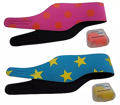 £4.99 • Buy Baby Children Swimming Protection Aqua Band Earband Headband And Ear Putty Plugs
