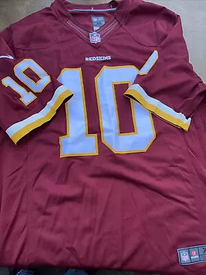 Nike On Field NFL Washington Redskins Robert Griffin III RG3 Jersey Mens XLarge • $30