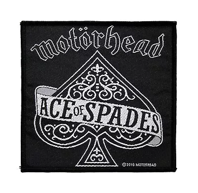 Motorhead Ace Of Spades Woven Sew On Battle Jacket Patch - Licensed 091-10 • $6.50