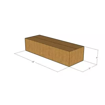 18x6x4 New Corrugated Boxes For Moving Or Shipping Needs 32 ECT • $33.52