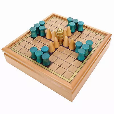 WE Games King's Table Wooden Board Game Tablut Viking Strategy Game • $36.99