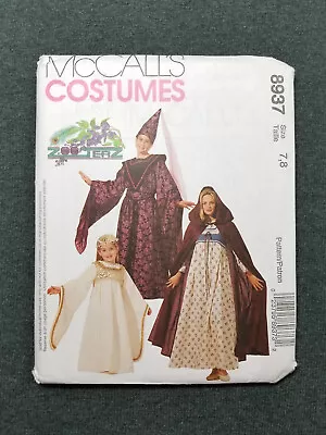 McCall's Pattern #8937 ~ Medieval Renaissance Dress ~ Child 7 8 ~ FF/UC • $8