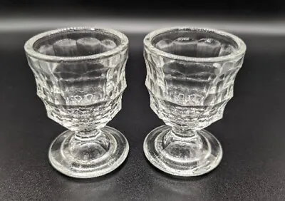 Jacobean Reg Liqueur/Shot Glasses X 2 • £9.99