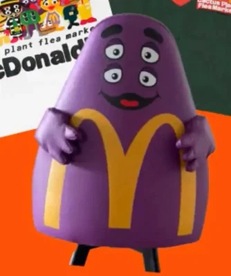 $5000 • Buy McDonald’s Grimace X CPFM Chair Furniture 1/10 Free Shipping