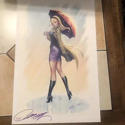 11x17 Print - J Scott Campbell SIGNED - Gwen Stacy • $32