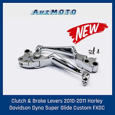 Clutch Brake Levers For Harley Davidson Road King Custom Shrine Softail Fatboy • $49.45