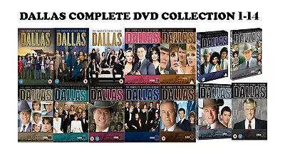 DALLAS Seasons 1-14 Complete Series 123456789 10 11 12 13 14 New UK Region 2 DVD • £134.99