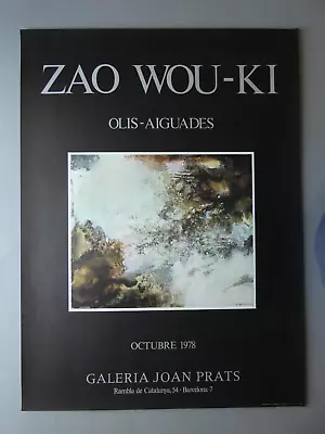Zao Wou-Ki (1921 2013) - Exhibition Poster 1978 76x56 • $127.87