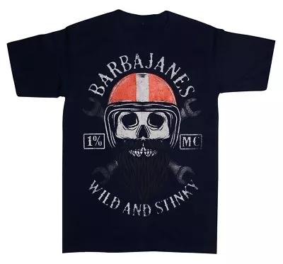 The Devil Brand [barbajanes Mc] Rockabilly Barber Shop Bart Tattoo I T-shirt • $26.94