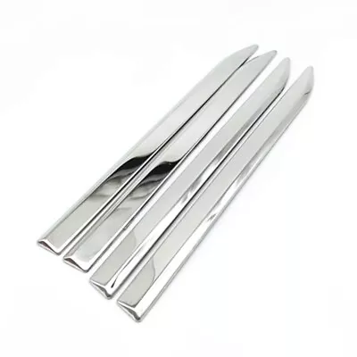 Car Front Side Fender Cover Chrome Door Dagger Emblem Stickers Trim Universal • $17.90