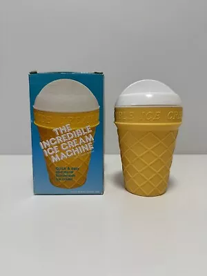 The Incredible Ice Cream Machine VTG Ice Cream Maker W/ Original Box 1986 80s • $10.87