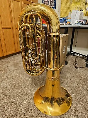 King Model 1241 BBb Concert Tuba   Removable Upright Bell With Case • $2750