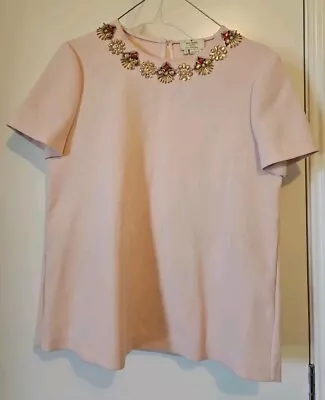 Kate Spade Pink Top Sequins Size 2 • $19.99