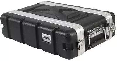 Short 2U ABS 19 Inch Rack Flight DJ PA Equipment Transport Case Flightcase • £87.80