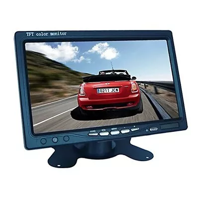 7 Inch Rearview Car LCD Monitor  Portable 7  TFT LCD Digital With HD Full  • $51.38