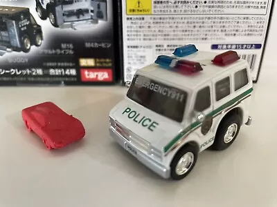 Miami Police Van Pullback Car By Choro Q The Police Japan Targa Dodge FL Florida • $6.85